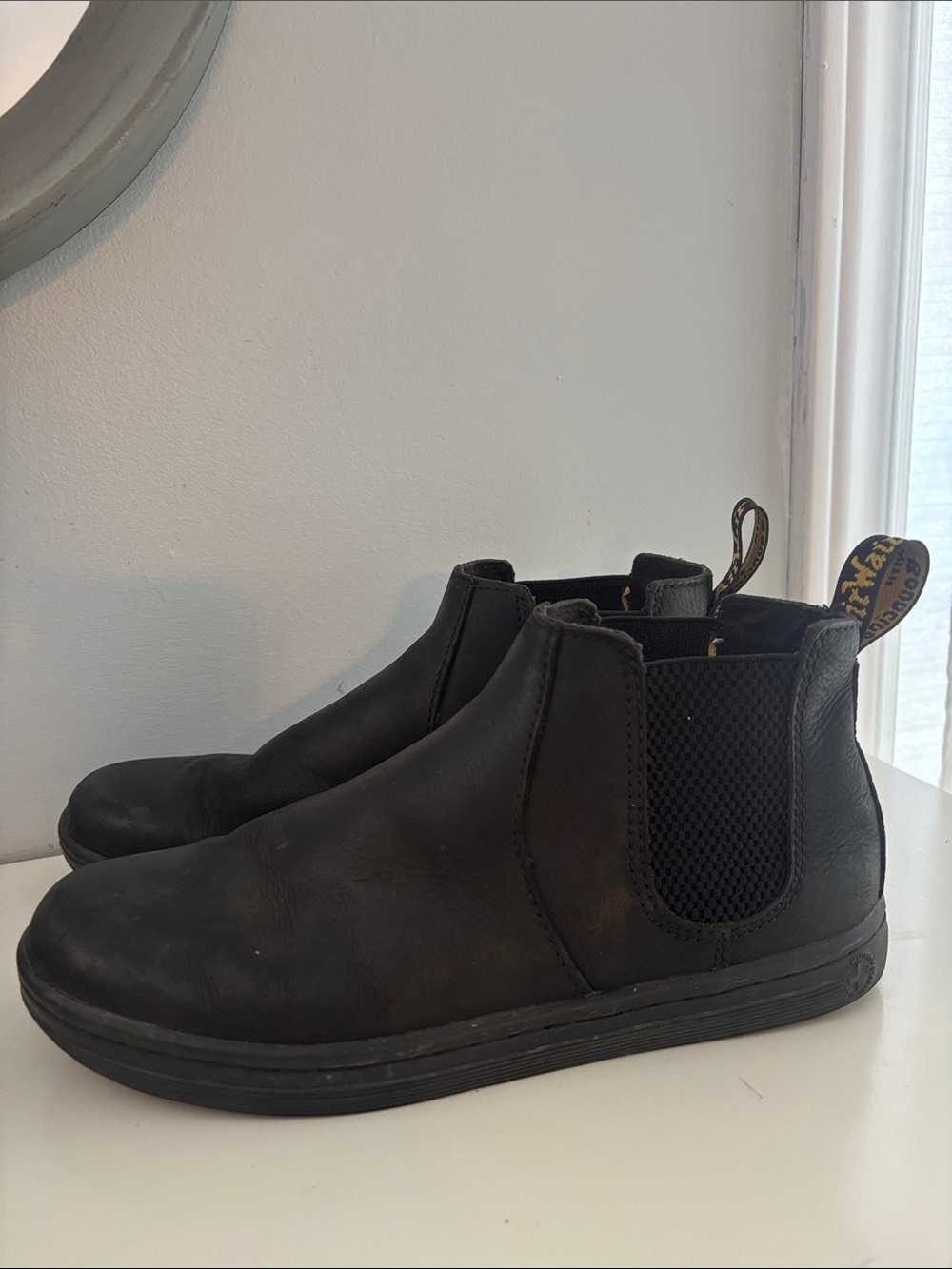Dr. Martens Black Chelsea Ankle Boots